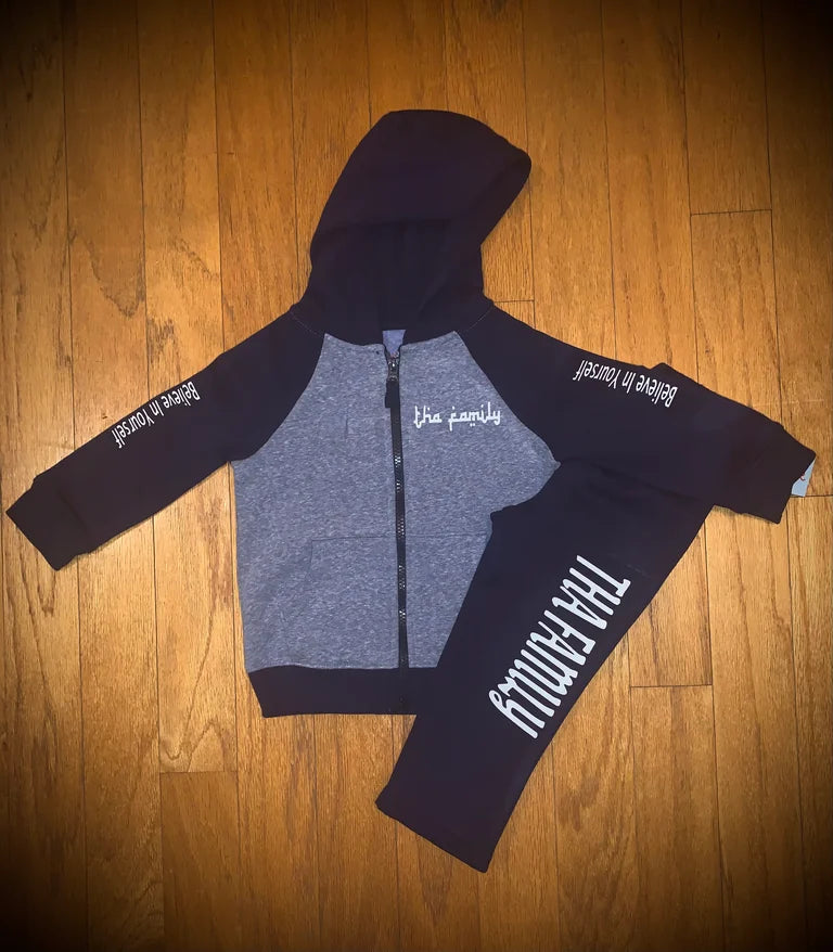 Toddler Zipped Sweatsuit Set